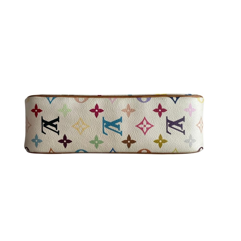 Louis Vuitton Murakami White Multicolor Monogram Sologne Shoulder Bag - Picture 5 of 16